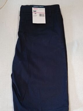 French Toast Navy School Shorts